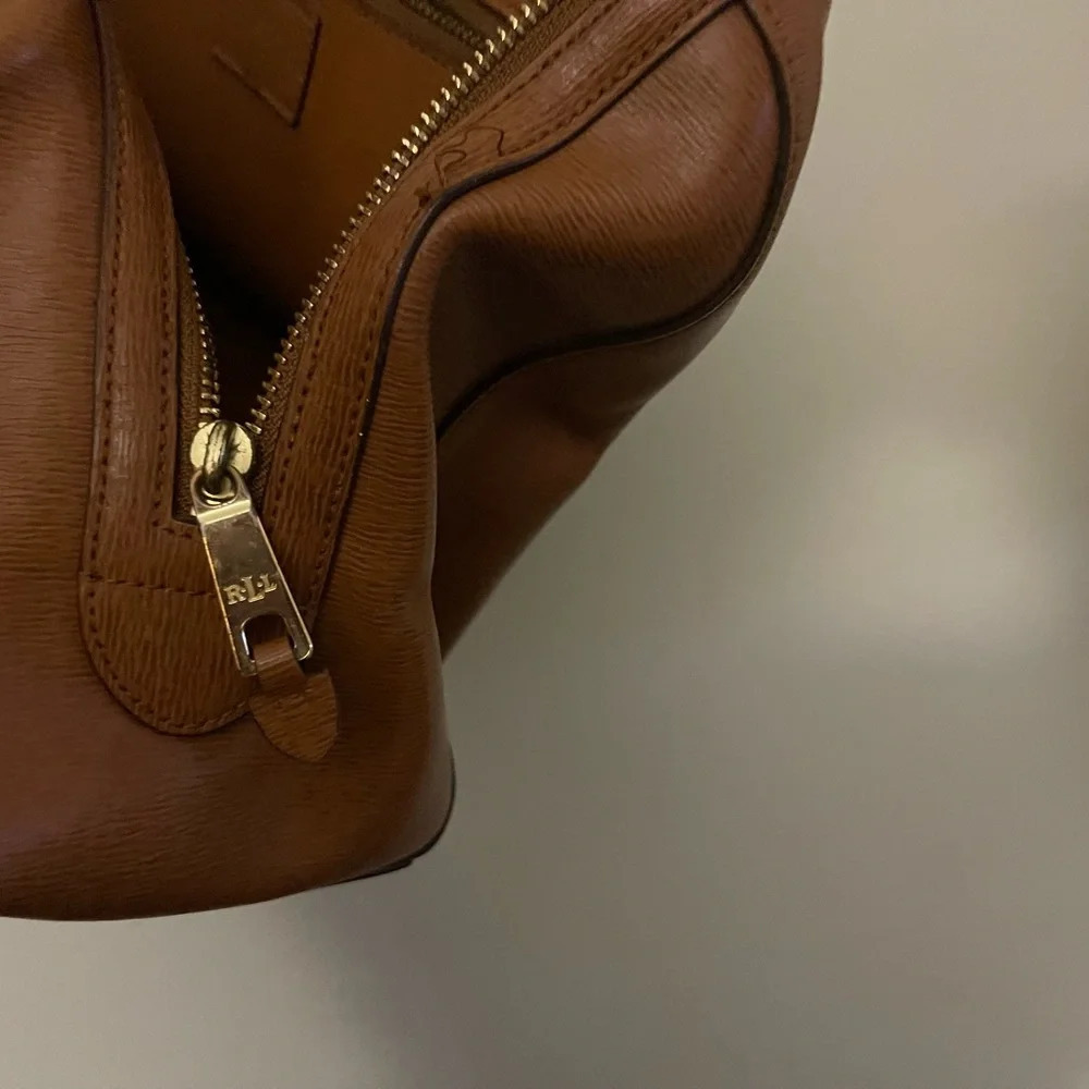 Ralph Lauren leather bag chic classic vintage - Picture 4 of 15